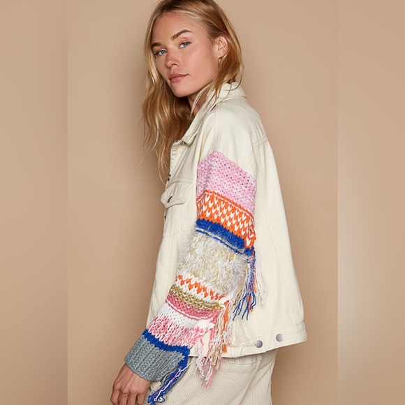 POL “Free Spirit” Denim & Fringe Jacket - Picture 2 of 15